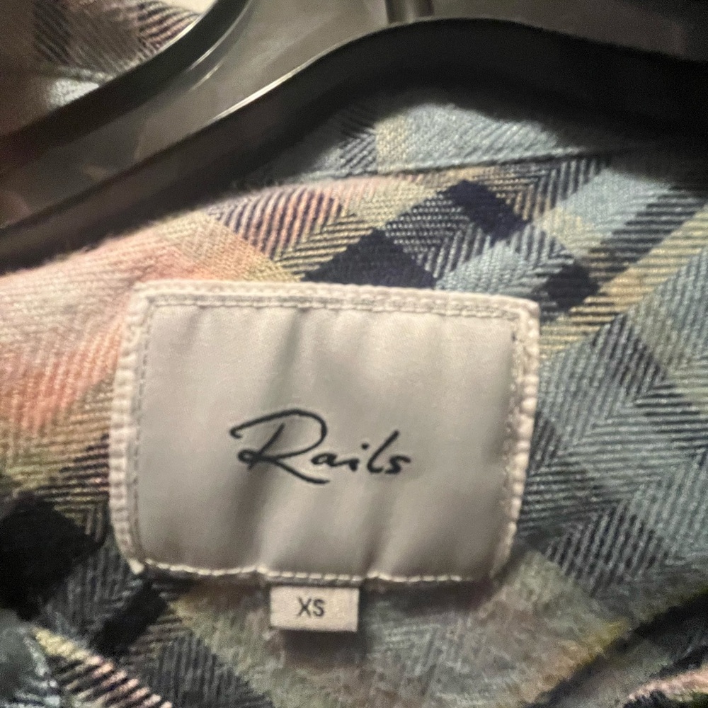 Rails 100% Cotton Button Down Blouse - image 3